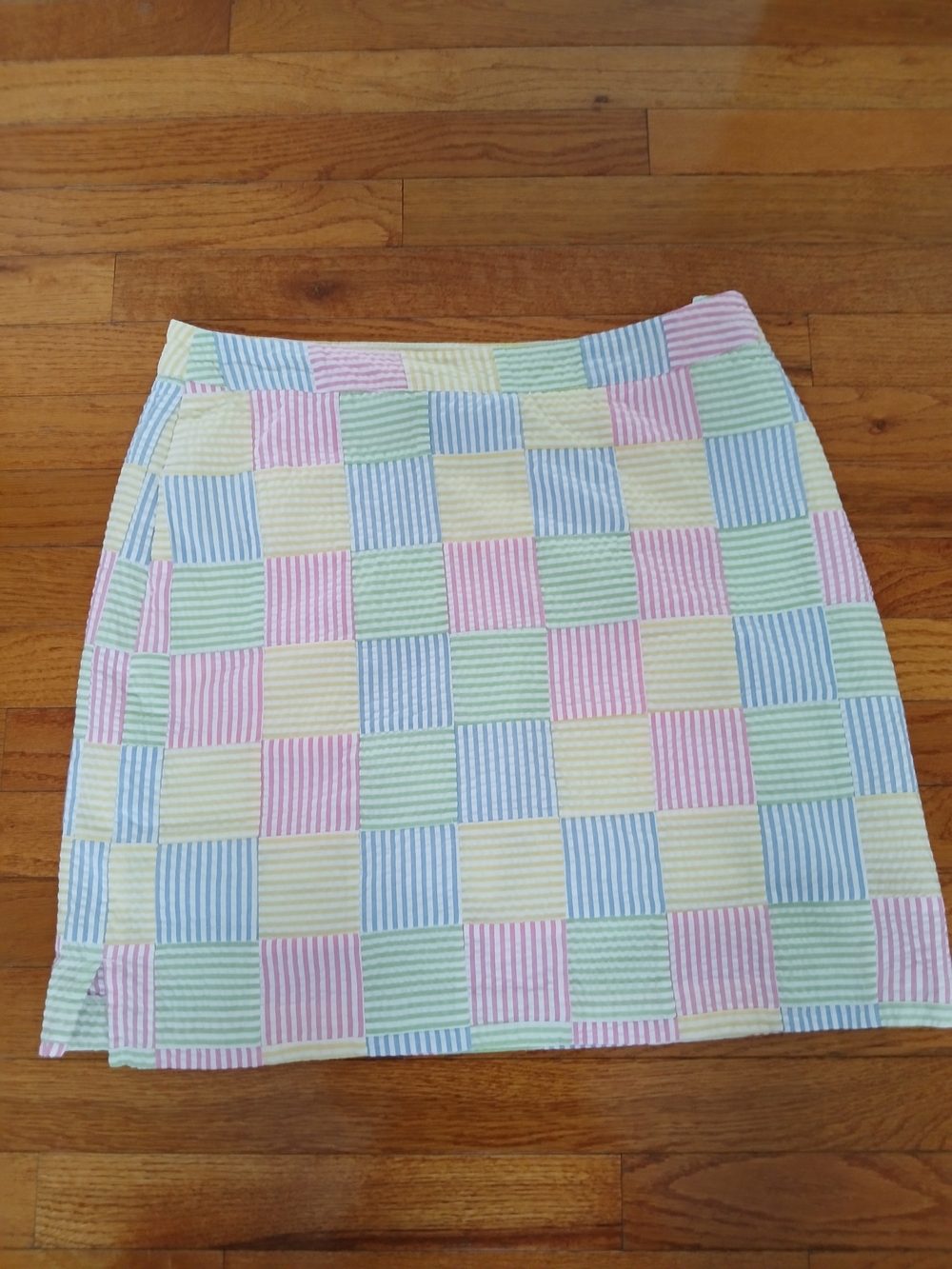 EP Pro Pastel Check Mini Skort - Pink, Blue, Green, Yellow, Cream
